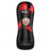 Мастурбатор-вагина Vibrating Pussy Stroker с вибрацией - Pipedream - в Уфе купить с доставкой