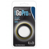 Черно-желтое силиконовое эрекционное кольцо Silicone Go Pro Cock Ring - Blush Novelties - в Уфе купить с доставкой