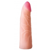 Фаллическая насадка на трусики харнесс - 17,5 см. - LOVETOY (А-Полимер) - купить с доставкой в Уфе