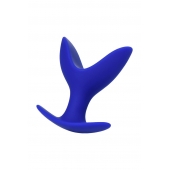 Синяя силиконовая расширяющая анальная втулка Bloom - 9 см. - ToyFa в Уфе Синяя силиконовая расширяющая анальная втулка Bloom - 9 см. - ToyFa