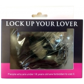 Черные меховые наручники Love с ключиками - Baile - купить с доставкой в Уфе