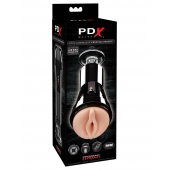 Телесный вибромастурбатор-вагина Cock Compressor Vibrating Stroker - Pipedream - в Уфе купить с доставкой
