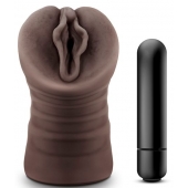 Коричневый мастурбатор-вагина Alexis - Blush Novelties - в Уфе купить с доставкой