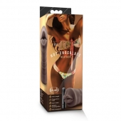 Коричневый мастурбатор-ротик Heather - Blush Novelties - в Уфе купить с доставкой