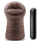 Коричневый мастурбатор-ротик Renee - Blush Novelties - в Уфе купить с доставкой