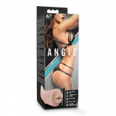 Телесный мастурбатор-ротик Angie - Blush Novelties - в Уфе купить с доставкой