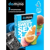 Презервативы для орального секса DOMINO Sweet Sex с ароматом мороженого - 3 шт. - Domino - купить с доставкой в Уфе