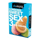 Презервативы для орального секса DOMINO Sweet Sex с ароматом мороженого - 3 шт. - Domino - купить с доставкой в Уфе
