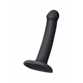 Черный фаллос на присоске Silicone Bendable Dildo S - 17 см. - Strap-on-me купить в Уфе с доставкой в Orgasmix.ru Черный фаллос на присоске Silicone Bendable Dildo S - 17 см. - Strap-on-me - купить с доставкой в Уфе