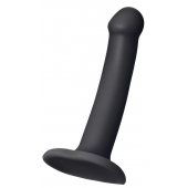 Черный фаллос на присоске Silicone Bendable Dildo S - 17 см. - Strap-on-me купить в Уфе с доставкой в Orgasmix.ru Черный фаллос на присоске Silicone Bendable Dildo S - 17 см. - Strap-on-me - купить с доставкой в Уфе