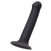 Черный фаллос на присоске Silicone Bendable Dildo M - 18 см. - Strap-on-me купить в Уфе с доставкой в Orgasmix.ru Черный фаллос на присоске Silicone Bendable Dildo M - 18 см. - Strap-on-me - купить с доставкой в Уфе