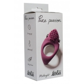 Бордовое эрекционное виброкольцо Pure Passion Midnight - Lola Games - в Уфе купить с доставкой