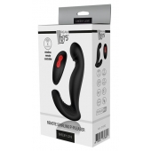 Черный вибромассажер простаты SWIRLING P-PLEASER - Dream Toys - в Уфе купить с доставкой