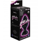 Черный анальный плаг Glide L - 11,7 см. - LOVETOY (А-Полимер) в Уфе Черный анальный плаг Glide L - 11,7 см. - LOVETOY (А-Полимер)