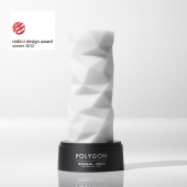 Белый 3D мастурбатор POLYGON - Tenga - в Уфе купить с доставкой