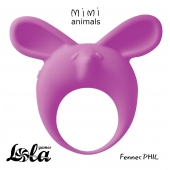 Фиолетовое эрекционное кольцо Fennec Phil - Lola Games - в Уфе купить с доставкой