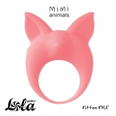 Оранжевое эрекционное кольцо Kitten Kyle - Lola Games - в Уфе купить с доставкой