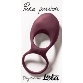 Бордовое эрекционное виброкольцо Daydream - Lola Games - в Уфе купить с доставкой