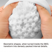 Белый мастурбатор Tenga Geo Coral - Tenga - в Уфе купить с доставкой
