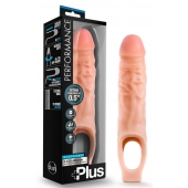 Телесный реалистичный фаллоудлинитель 9 Inch Silicone Cock Sheath Penis Extender - 22,86 см. - Blush Novelties - в Уфе купить с доставкой
