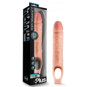 Телесный реалистичный фаллоудлинитель 10 Inch Silicone Cock Sheath Penis Extender - 25,4 см. - Blush Novelties - в Уфе купить с доставкой