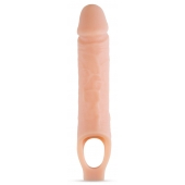 Телесный реалистичный фаллоудлинитель 10 Inch Silicone Cock Sheath Penis Extender - 25,4 см. - Blush Novelties - в Уфе купить с доставкой
