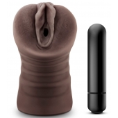 Коричневый мастурбатор-вагина Hot Chocolate Brianna - Blush Novelties - в Уфе купить с доставкой