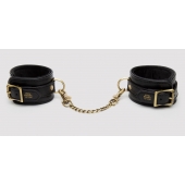 Черные оковы на ноги Bound to You Faux Leather Ankle Cuffs - Fifty Shades of Grey - купить с доставкой в Уфе