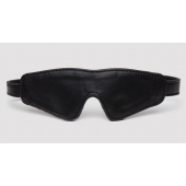Черная плотная маска на глаза Bound to You Faux Leather Blindfold - Fifty Shades of Grey - купить с доставкой в Уфе