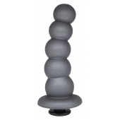 Черная насадка-елочка PLATINUM 6  - 17 см. - LOVETOY (А-Полимер) - купить с доставкой в Уфе