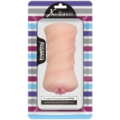 Телесный мастурбатор-вагина X-Basic Pocket Pussy без вибрации - Lovetoy - в Уфе купить с доставкой