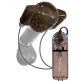 Дымчатый вибростимулятор головки пениса Dual Vibrating Head Teaser - Pipedream - в Уфе купить с доставкой
