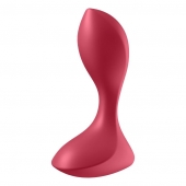 Красный вибромассажёр простаты Satisfyer Backdoor Lover - 14 см. - Satisfyer - в Уфе купить с доставкой