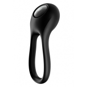Черное эрекционное виброкольцо Majestic Duo - Satisfyer - в Уфе купить с доставкой