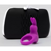 Фиолетовое эрекционное виброкольцо Happy Rabbit Cock Ring Kit - Happy Rabbit - в Уфе купить с доставкой