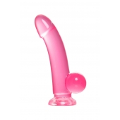 Розовый реалистичный фаллоимитатор Fush - 18 см. - A-toys купить с доставкой в интернет-магазине Orgasmix в Уфе Розовый реалистичный фаллоимитатор Fush - 18 см. - A-toys