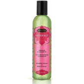 Массажное масло Naturals Strawberry Dreams с ароматом клубники - 236 мл. - Kama Sutra - купить с доставкой в Уфе