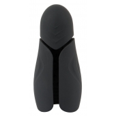 Черный силиконовый вибромастурбатор с нагревом Masturbator with 2 Functions - Orion - в Уфе купить с доставкой