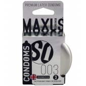 Экстремально тонкие презервативы в железном кейсе MAXUS Extreme Thin - 3 шт. - Maxus - купить с доставкой в Уфе