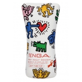 Мастурбатор-туба Keith Haring Soft Tube CUP - Tenga - в Уфе купить с доставкой