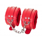 Красные оковы Anonymo из искусственной кожи - ToyFa - купить с доставкой в Уфе