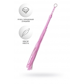 Розовый флоггер Anonymo - 64 см. - ToyFa - купить с доставкой в Уфе Розовый флоггер Anonymo - 64 см. - ToyFa - купить с доставкой в Уфе