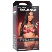 Мастурбатор-вагина Karlee Grey ULTRASKYN Pocket Pussy - Doc Johnson - в Уфе купить с доставкой