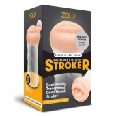Мастурбатор-ротик ZOLO DEEP THROAT - Zolo - в Уфе купить с доставкой