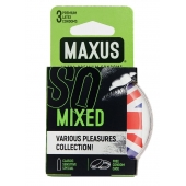 Презервативы в пластиковом кейсе MAXUS AIR Mixed - 3 шт. - Maxus - купить с доставкой в Уфе