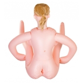 Надувная секс-кукла с реалистичной головой и поднятыми ножками - ToyFa - в Уфе купить с доставкой