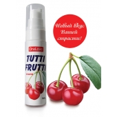 Гель-смазка Tutti-frutti с вишнёвым вкусом - 30 гр. - Биоритм - купить с доставкой в Уфе