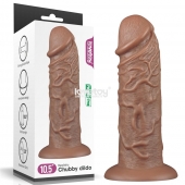 Коричневый фаллоимитатор Cubby dildo - 26,6 см. - Lovetoy в Уфе Коричневый фаллоимитатор Cubby dildo - 26,6 см. - Lovetoy
