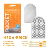 Карманный мастурбатор HEXA-BRICK - Tenga - в Уфе купить с доставкой