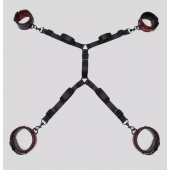 Изысканный набор фиксаций на кровати Reversible Under Mattress Restraint Set - Fifty Shades of Grey - купить с доставкой в Уфе